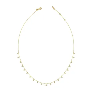 14K Gold Diamonds Necklace