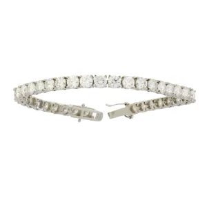 15.00ct Moissanite Tennis Bracelet Sterling Silver