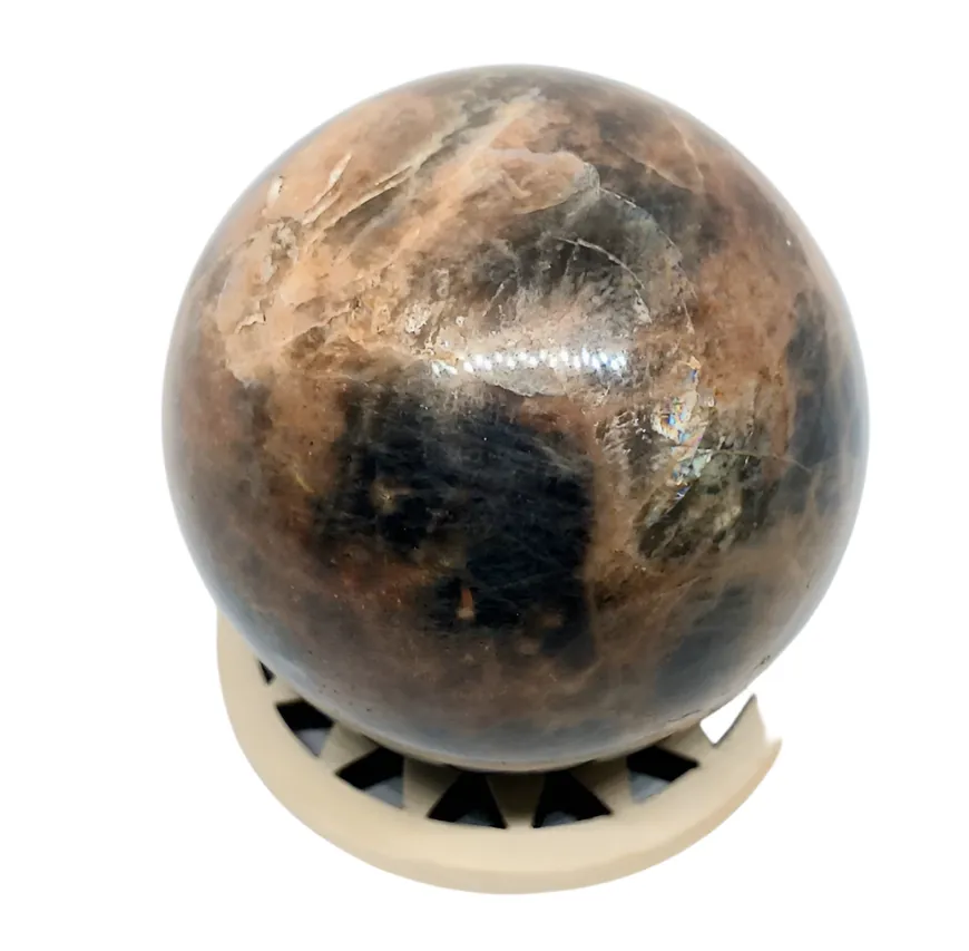 203G Black Moonstone Crystal Sphere