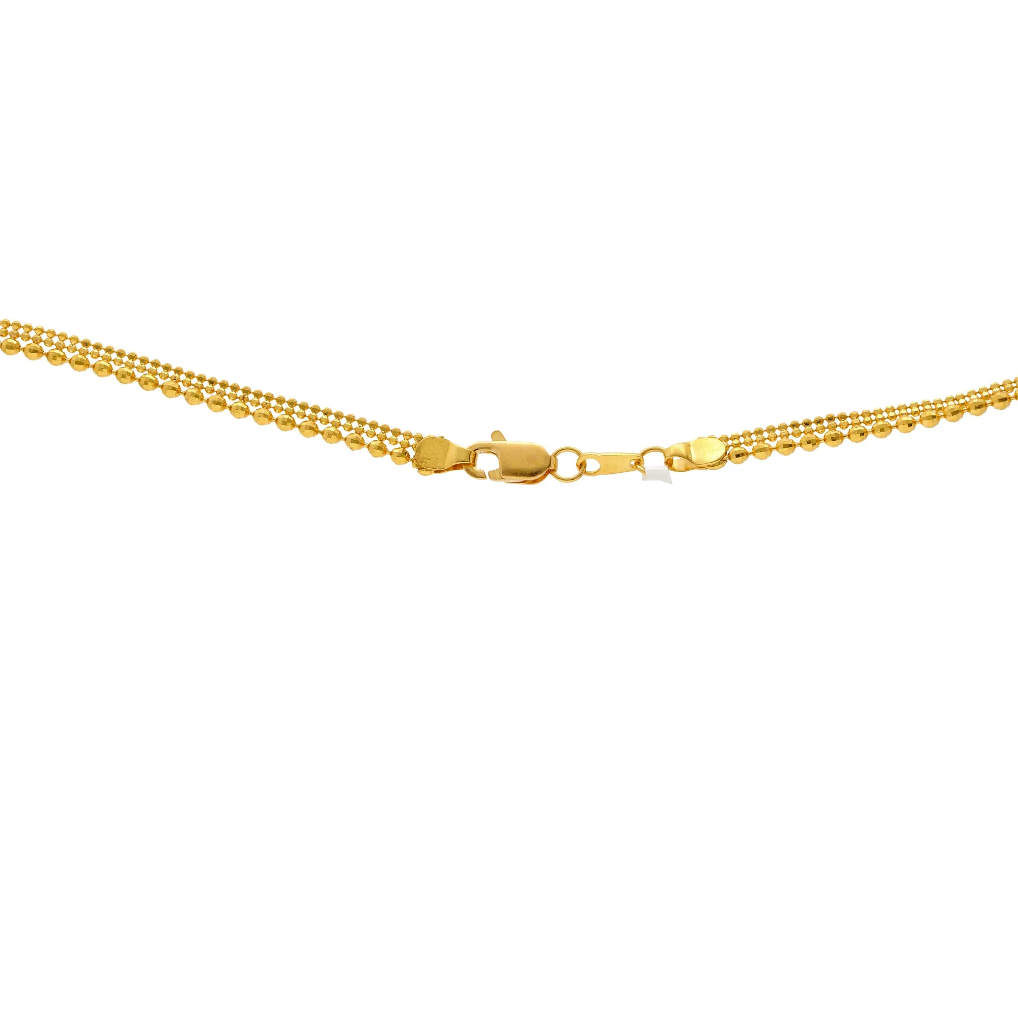 22K Yellow Gold Haaya Beaded Jewelry Set