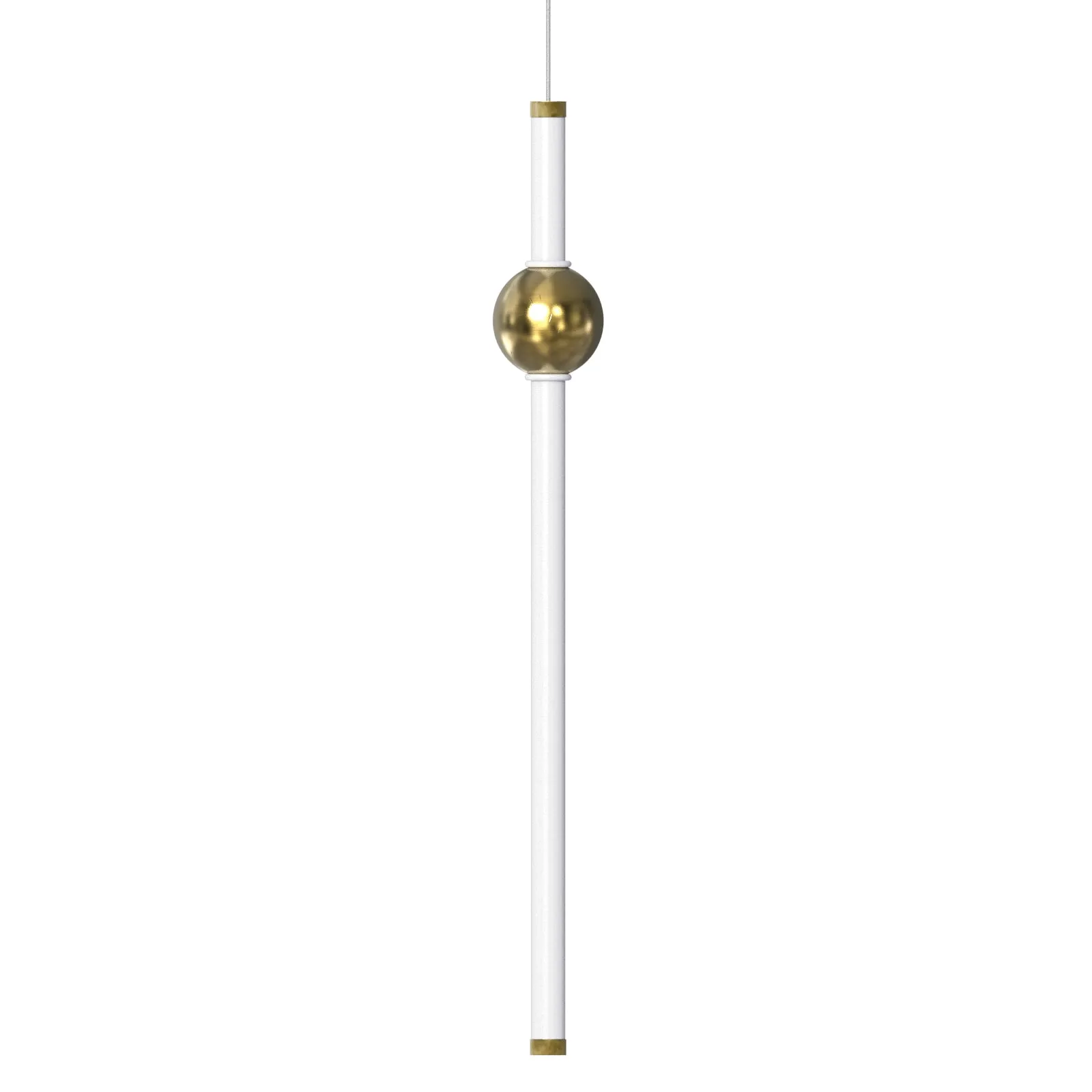 AFFINITY LED Contemporary Nordic Style Pendant Light Ceiling Type 60W 3000K Aged Brass