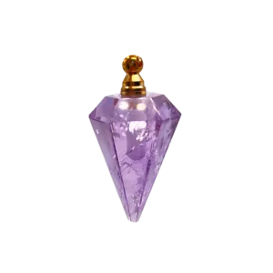 Amethyst Quartz Vessel Perfume Amulet