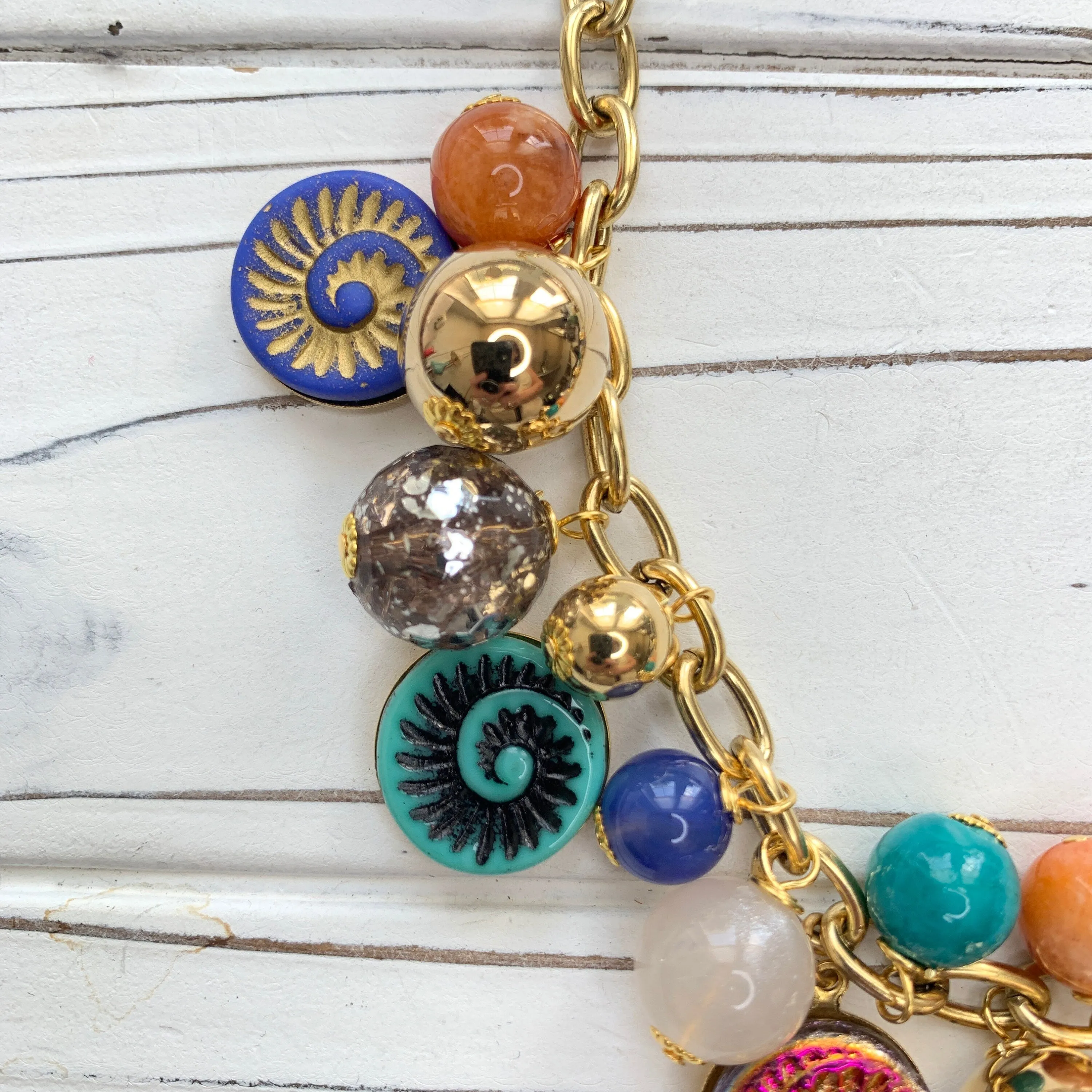 Ammonite Charm Necklace