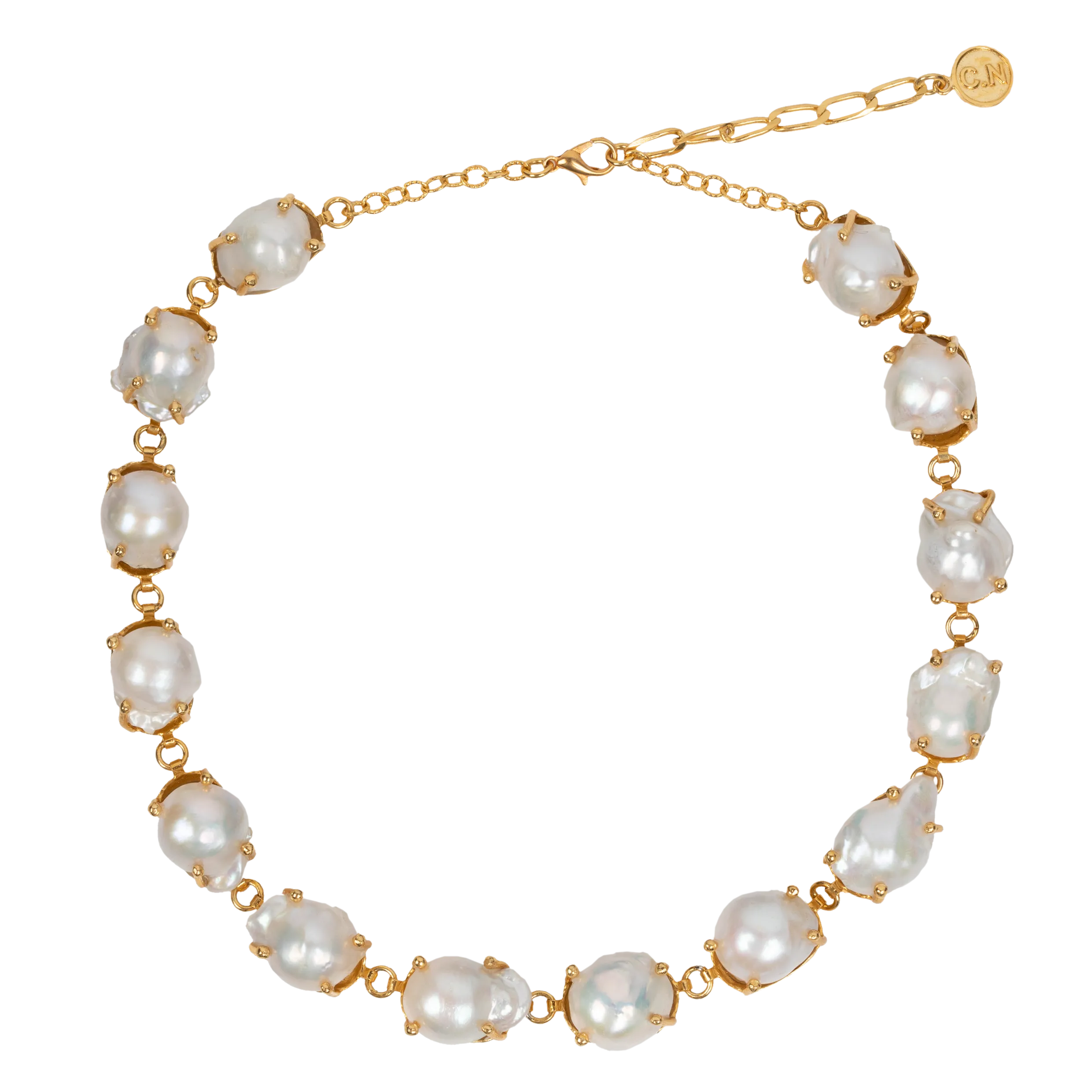 Angelica Necklace Pearl