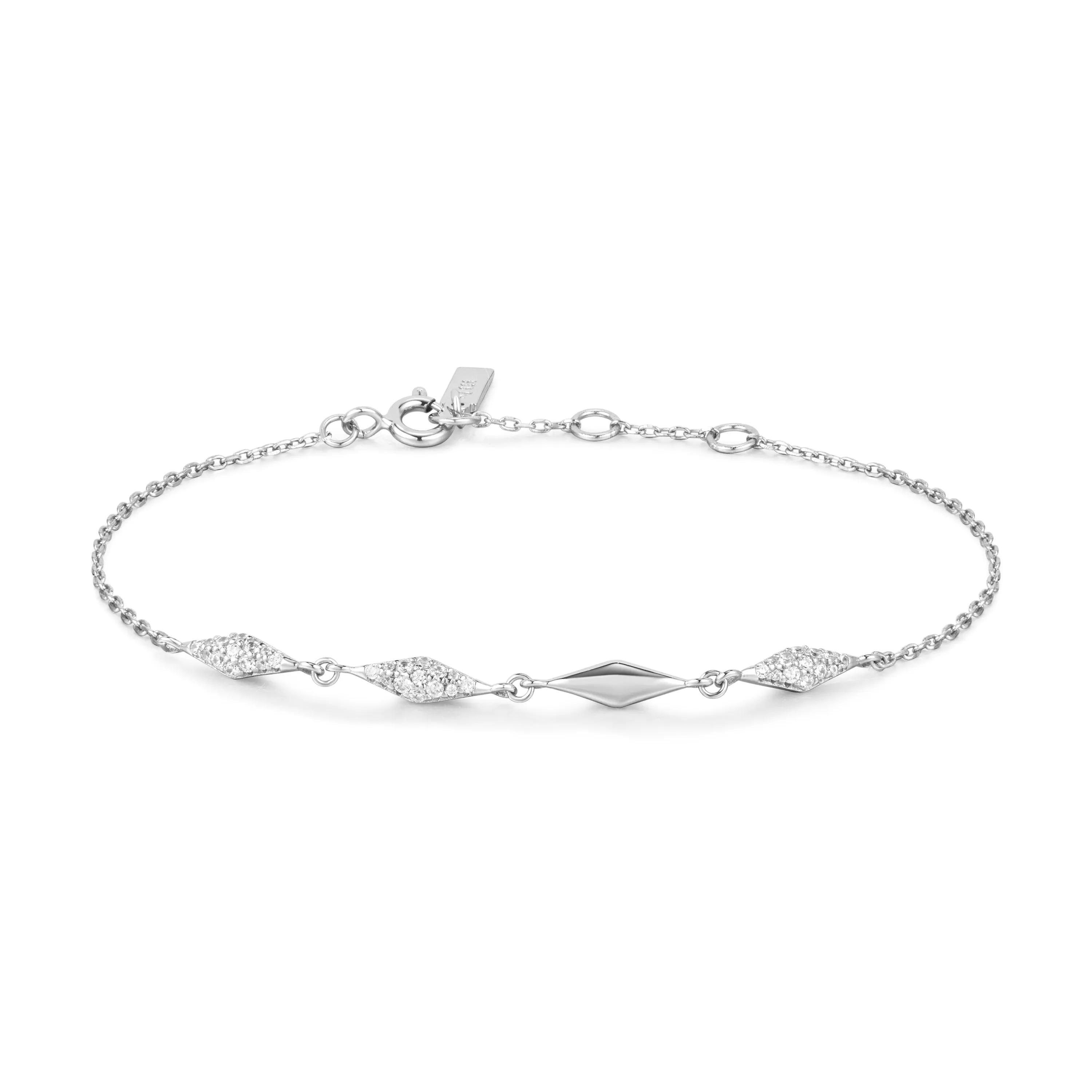 Ania Haie Silver Station Sparkle Bracelet