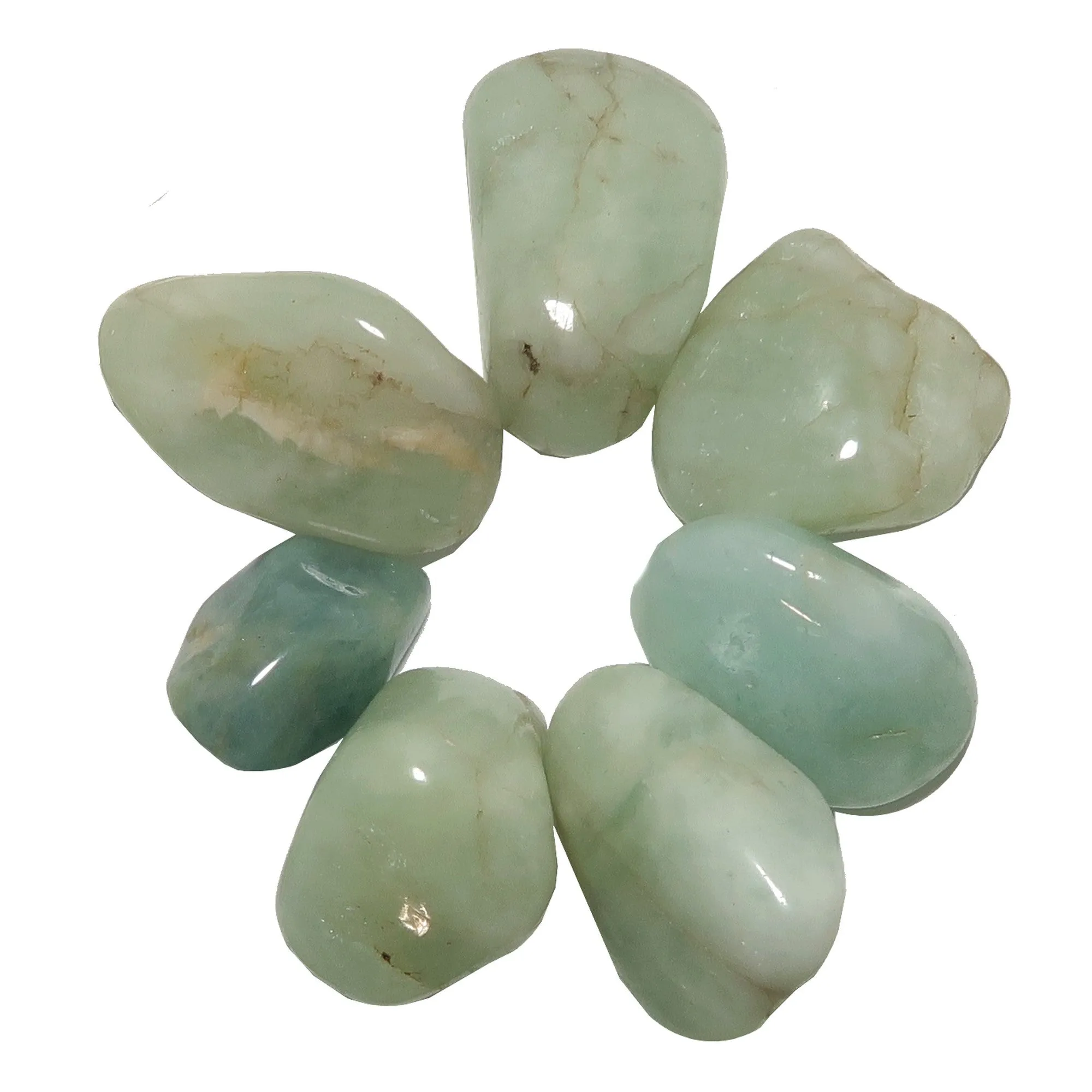 Aquamarine Tumbled Stones Paradise Blue-Green