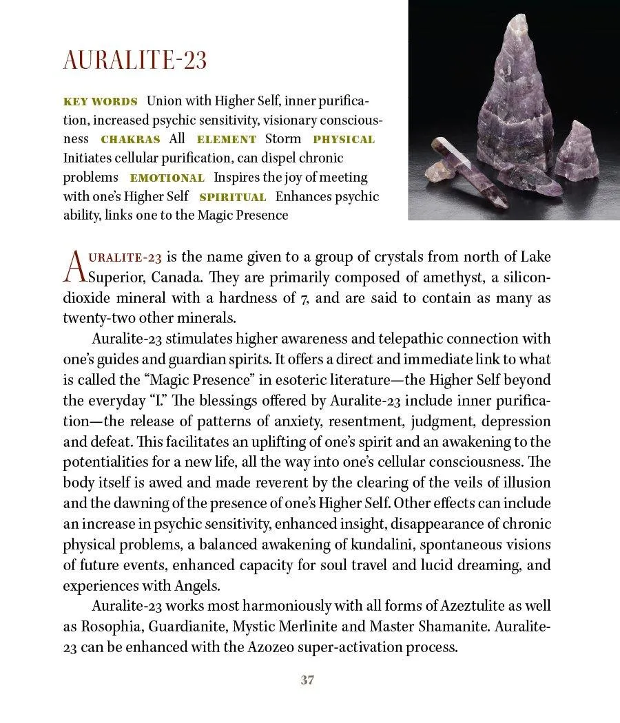 Auralite-23 Crystal Energy Bracelets