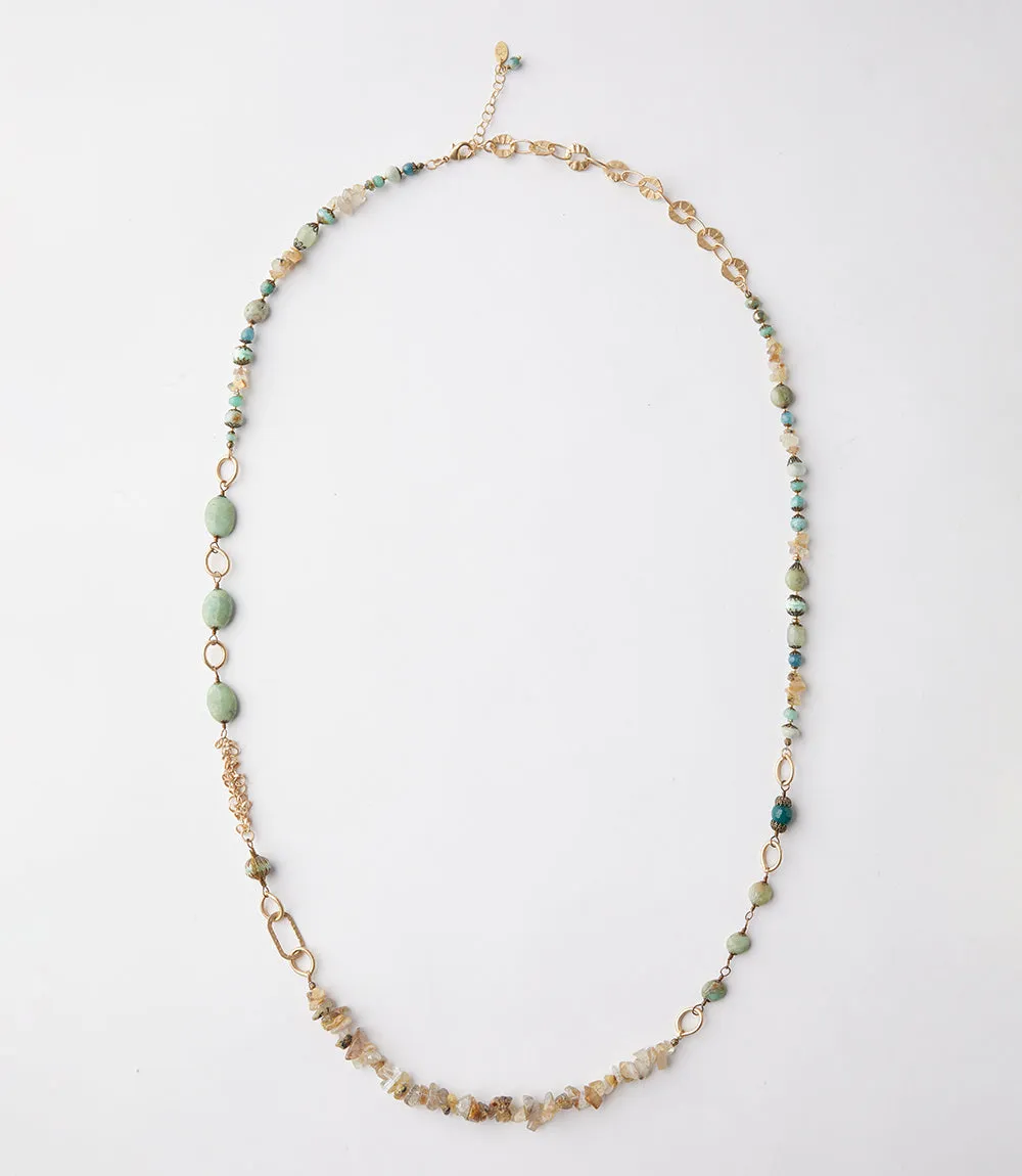 Beaded Quartz Necklace