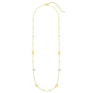 Beginning Pearl Logo Long Necklace