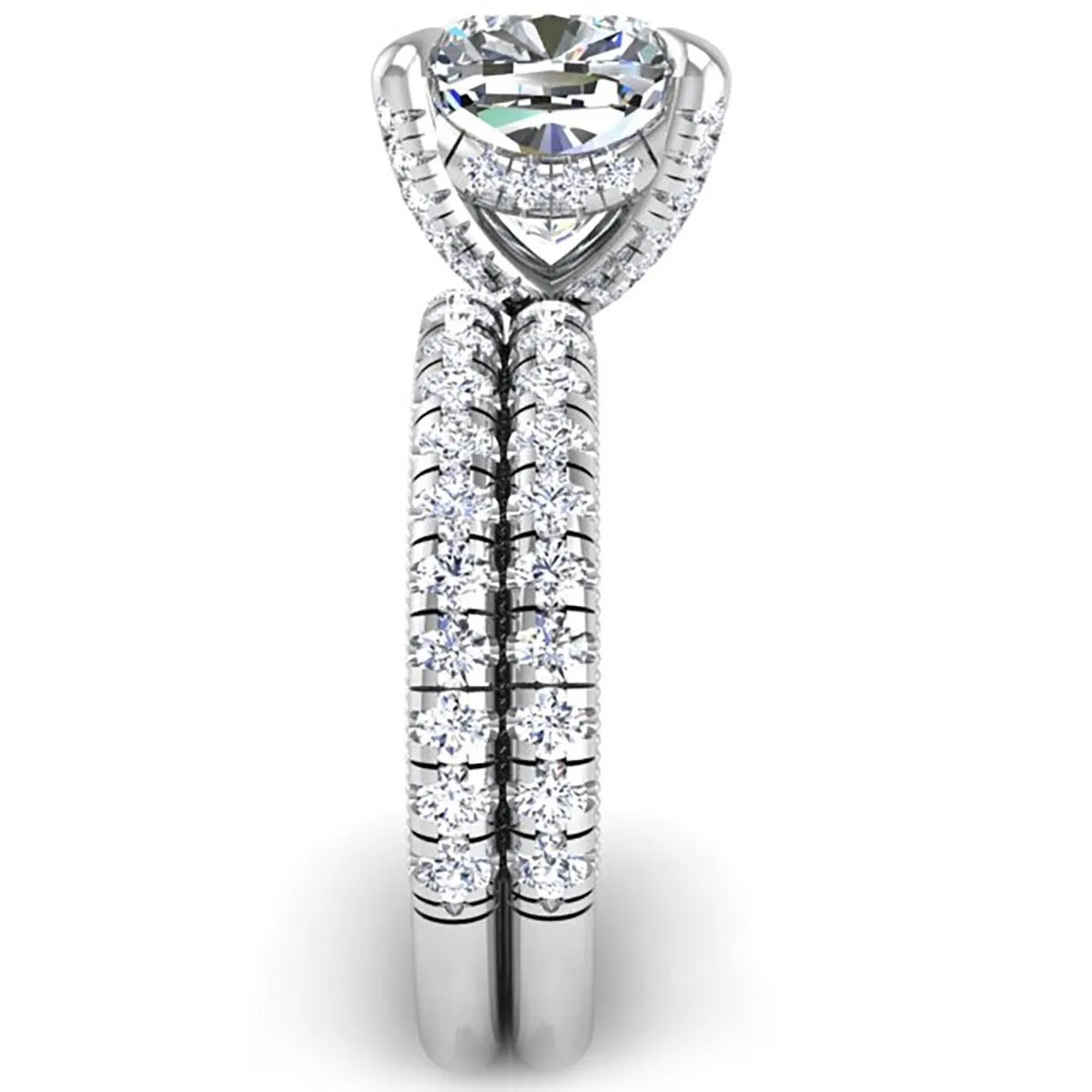 Ben Garelick 4 Carat Cushion Cut Orion Diamond Engagement Ring