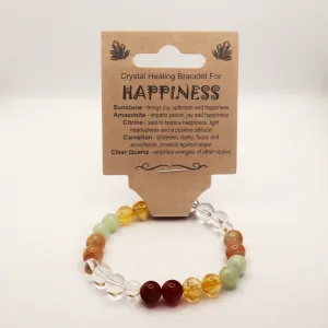 Bracelet Crystal Healing Happiness