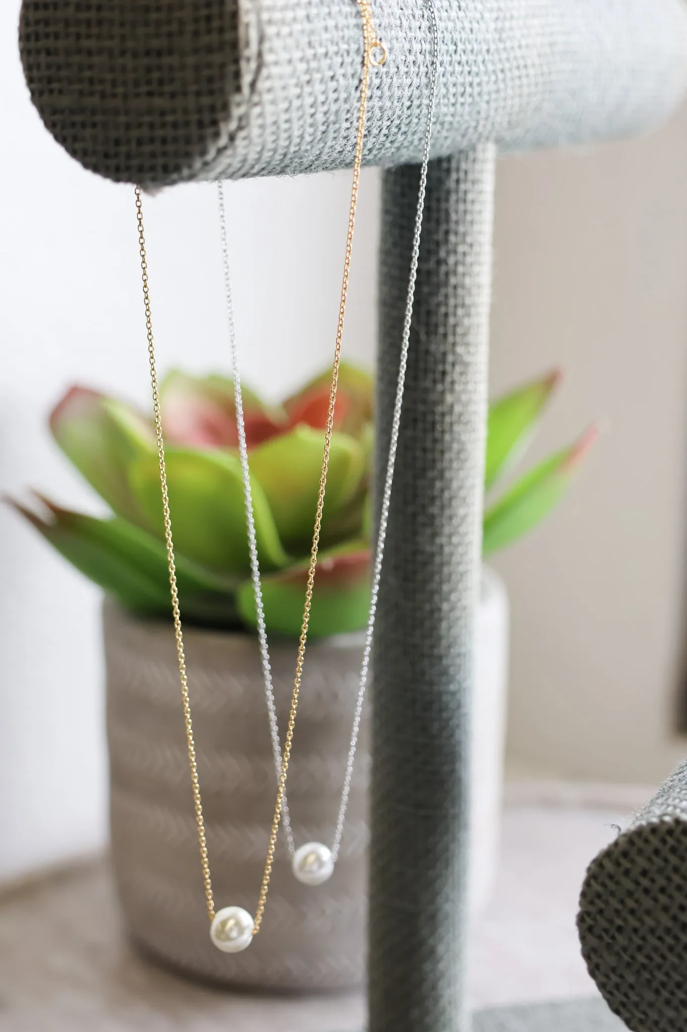 Bridesmaid Pearl Necklace