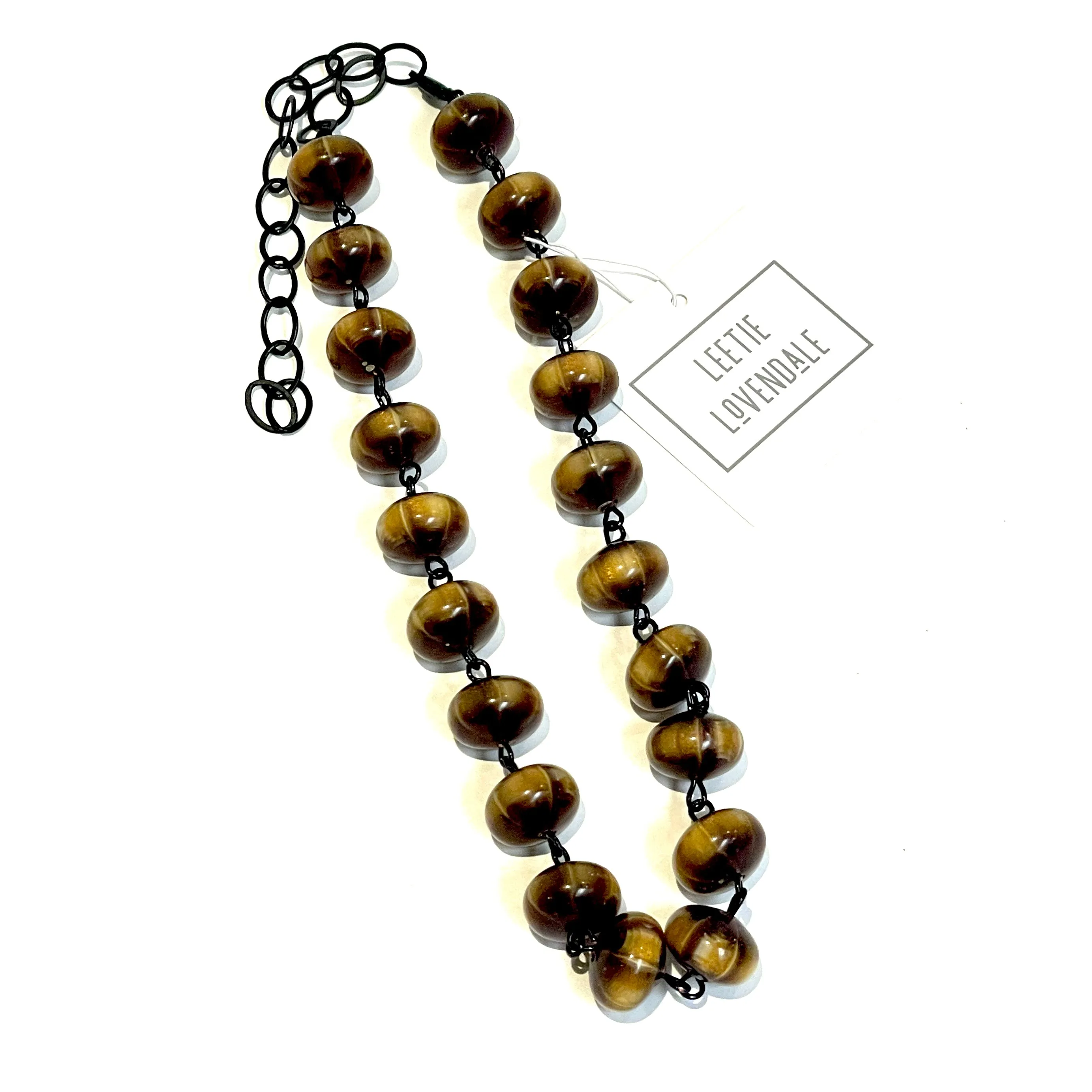 Caramel Moonglow Amelia Necklace