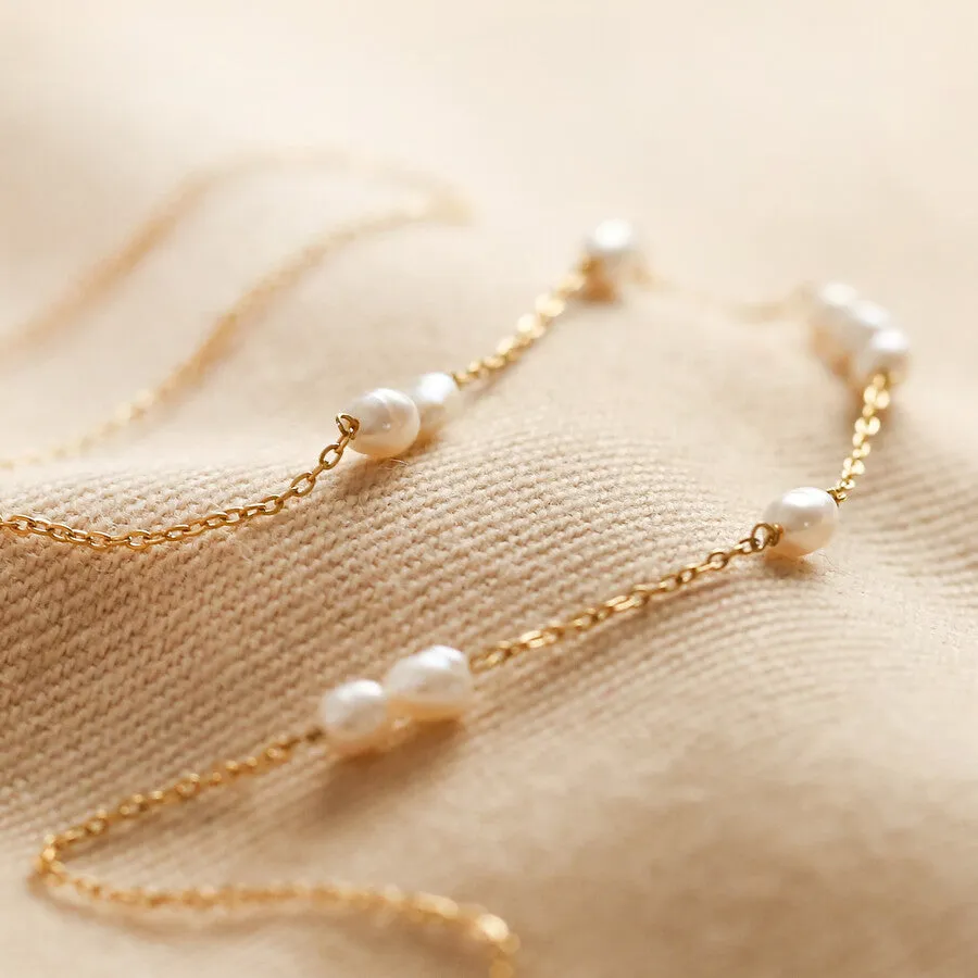 CARI Freshwater Pearl Gold Necklace