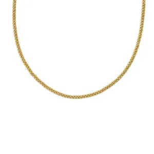 Caviar Gold 18K Gold Caviar Necklace 3mm