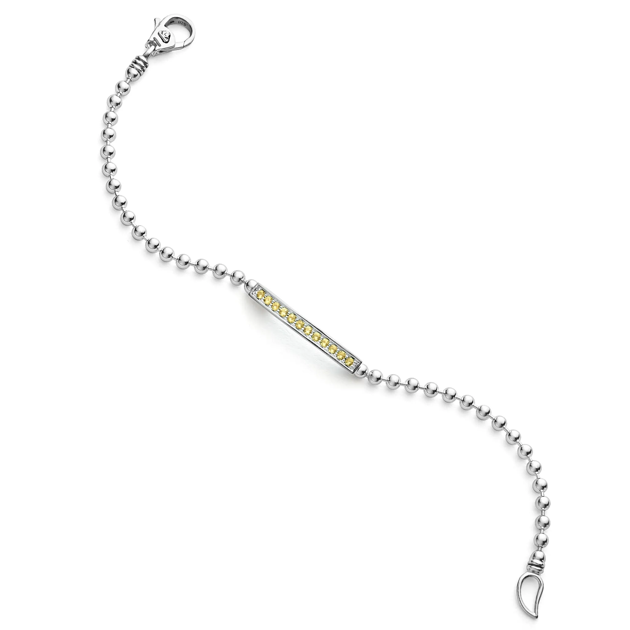 Caviar Spark Yellow Sapphire Beaded Bracelet