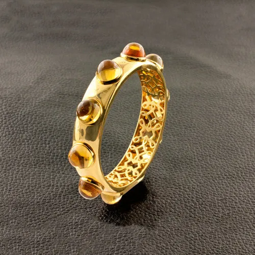 Citrine Bangle Bracelet