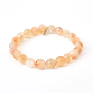 Citrine Bracelet | 8mm Honey Bee