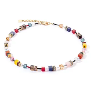 Coeur De Lion GeoCUBE® Iconic Precious Multicolour Necklace