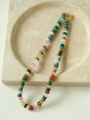 Colorful Stone Beaded Necklaces