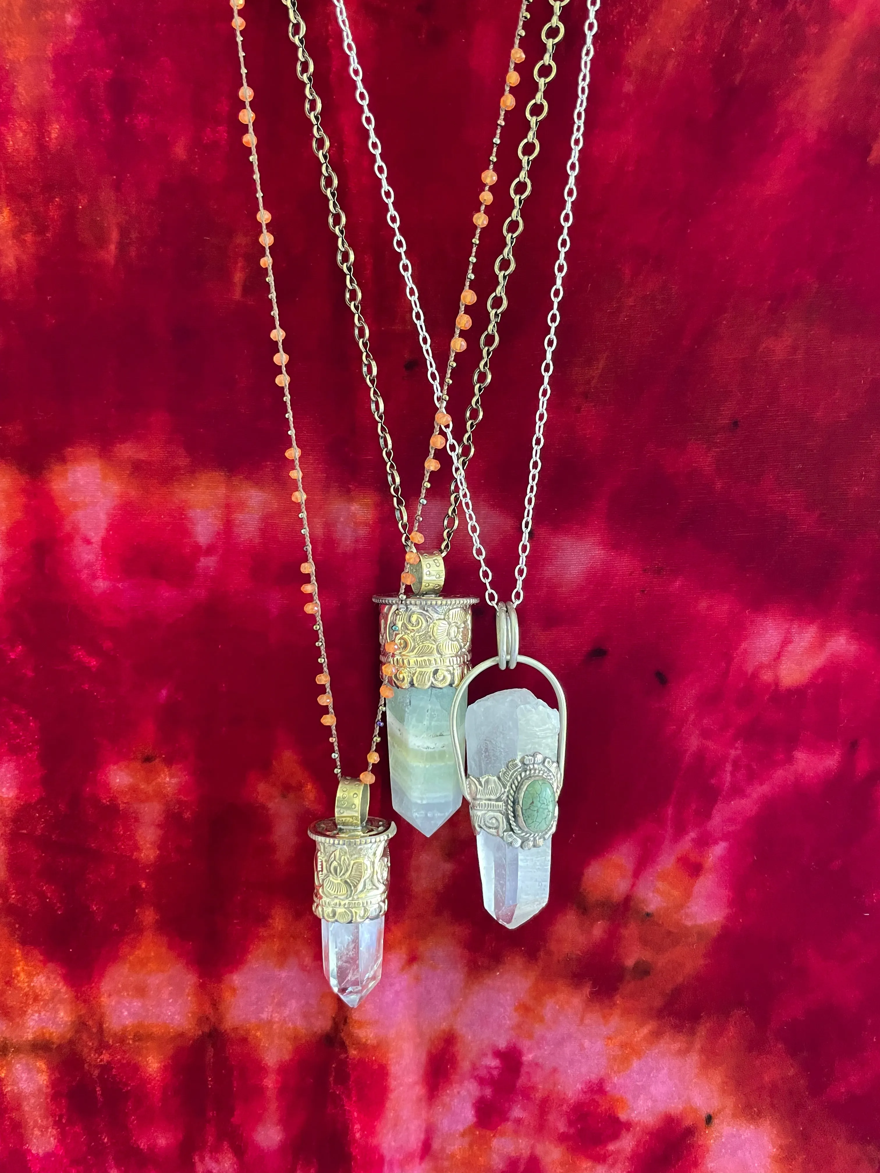 COSMIC LOVE CRYSTAL NECKLACES