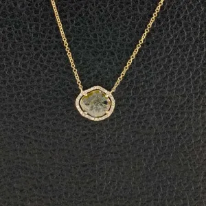 Diamond Slice Pendant