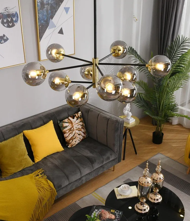 Elna Contemporary Molecular Sputnik Pendant Light