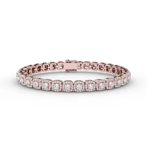 Fana Cushion Cut Diamond Bracelet