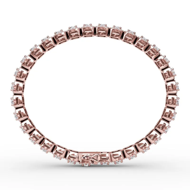 Fana Cushion Cut Diamond Bracelet