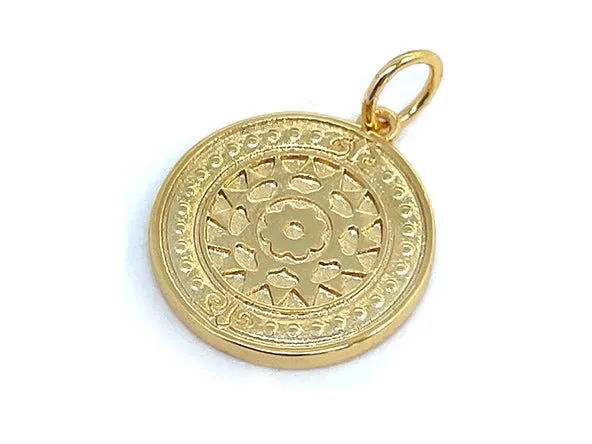 Flower Medallion Pendant