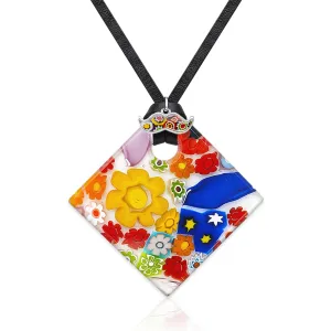 Full of Luck Square Pendant