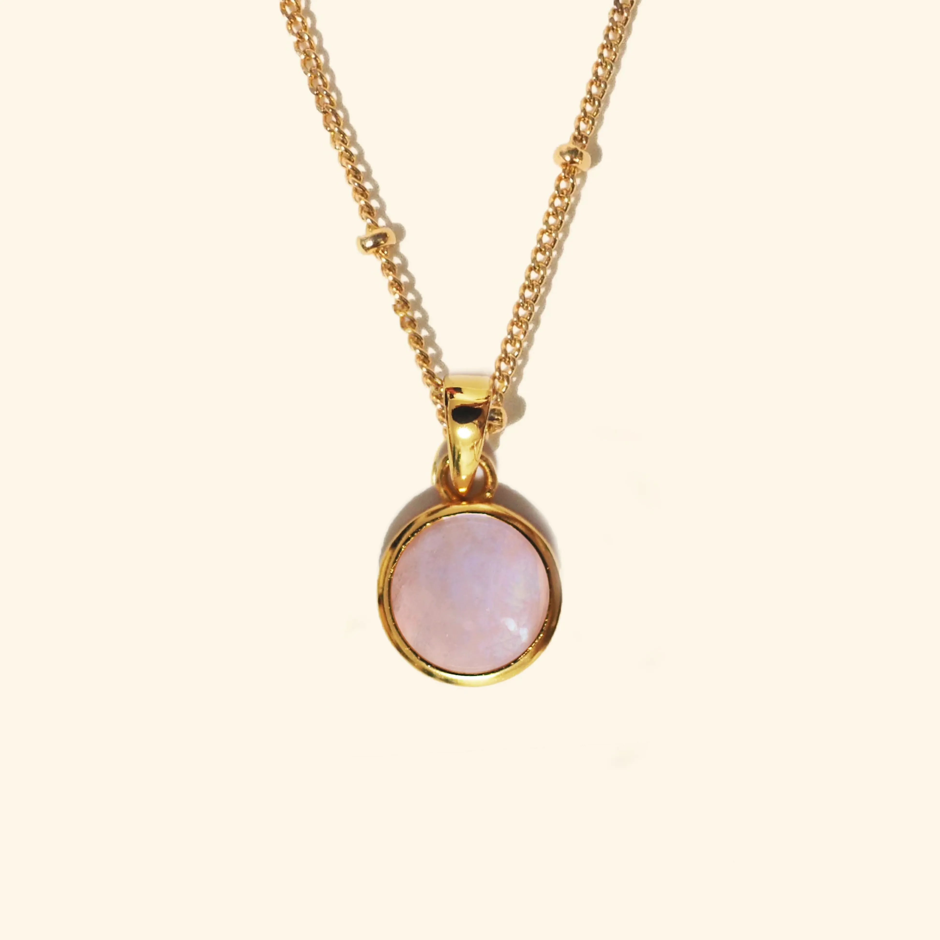 Genuine Rose Quartz Necklace