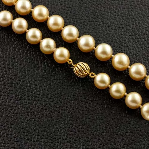 Golden South Sea Pearl Necklace