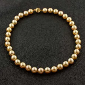 Golden South Sea Pearl Necklace