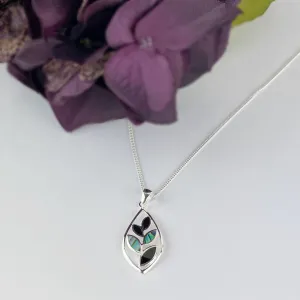 Green Deco Leaf Pendant - VP326