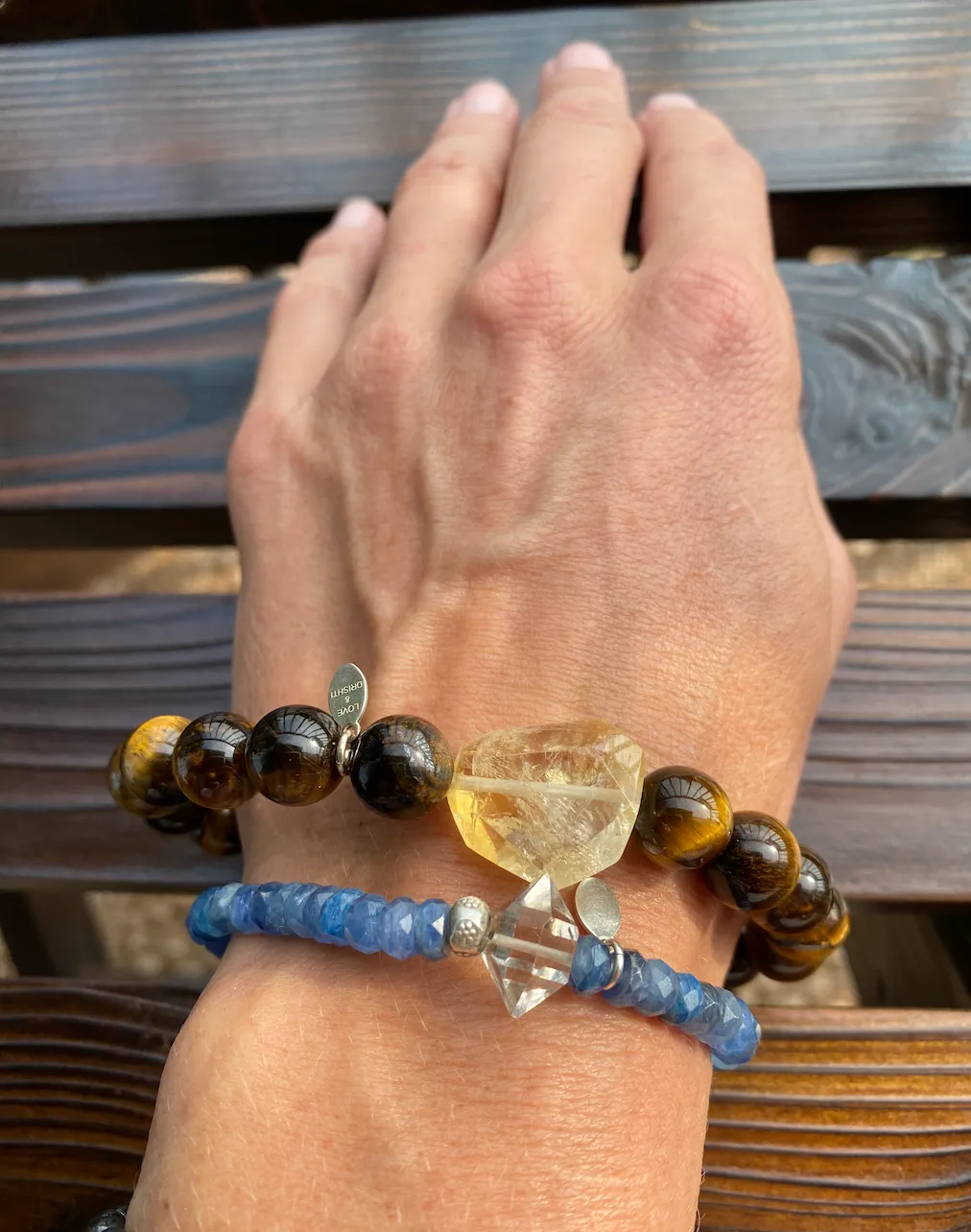 I Am Courageous - Citrine & Tiger's Eye Bracelet