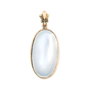 Late Victorian 12k Moonstone Pendant