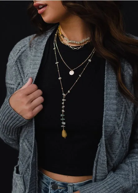 Lee Beaded Multi Layer Necklace