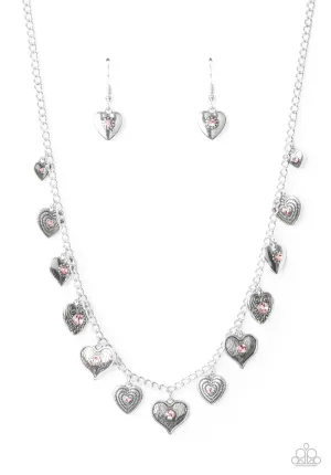 Lovely Lockets - Pink Necklace - Paparazzi Accessories