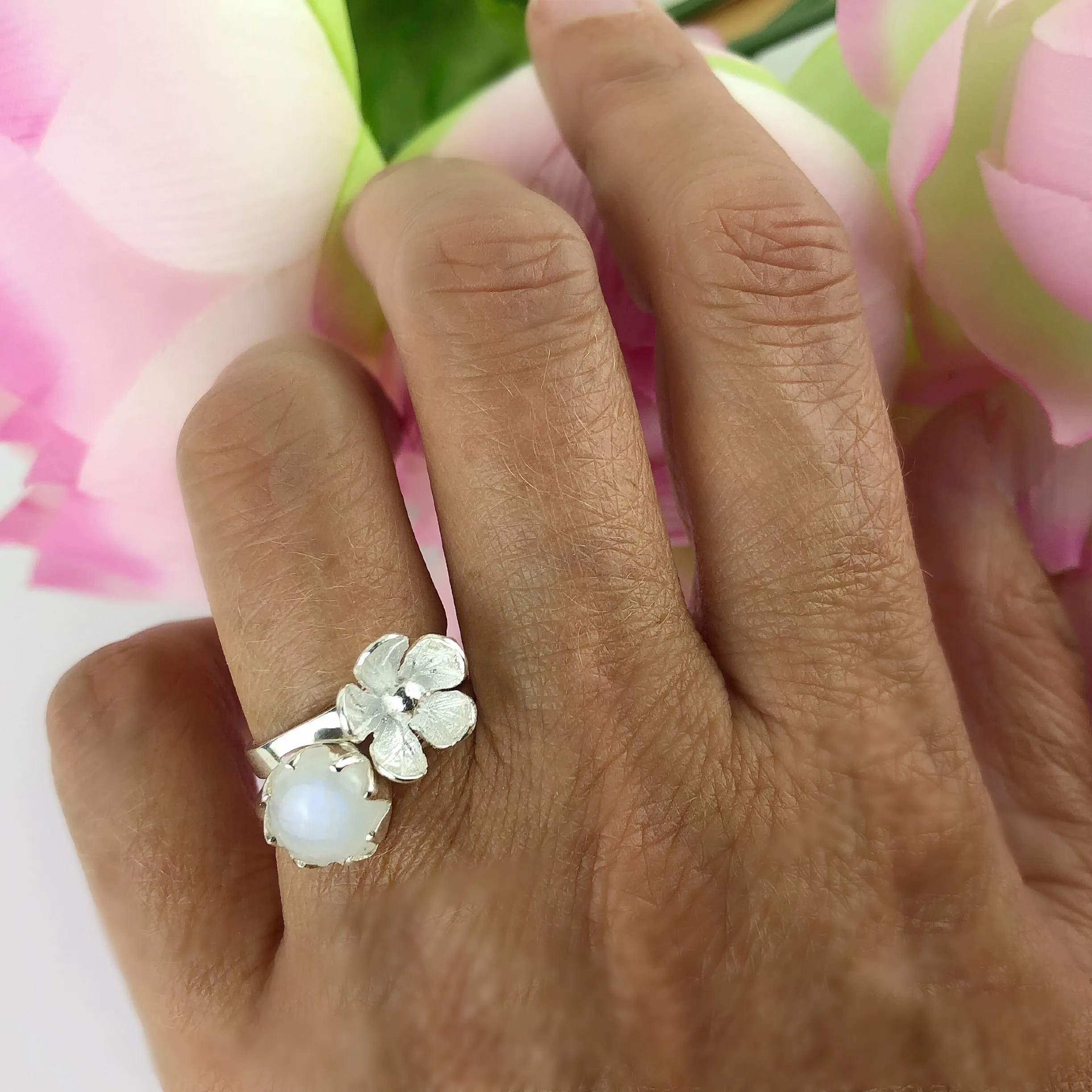 Moon Bloom Ring - SR1859