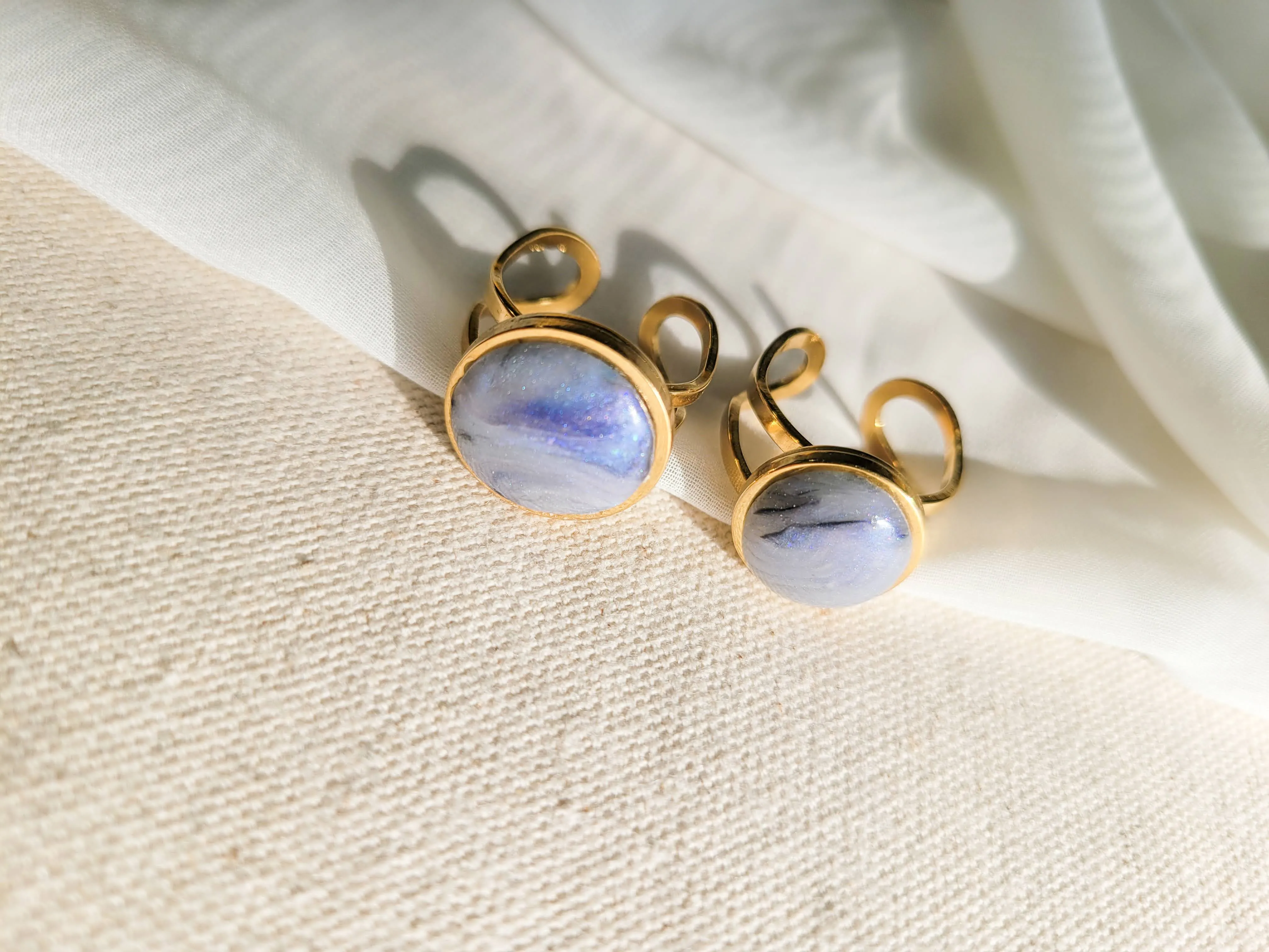 Moonstone Adjustable Ring