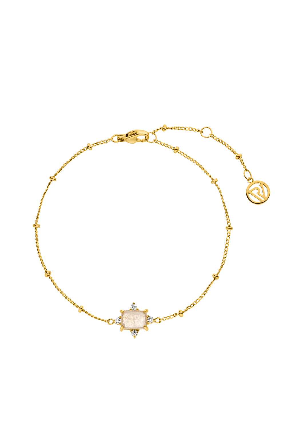 Moonstone Intuition Bracelet 14K Gold Plated