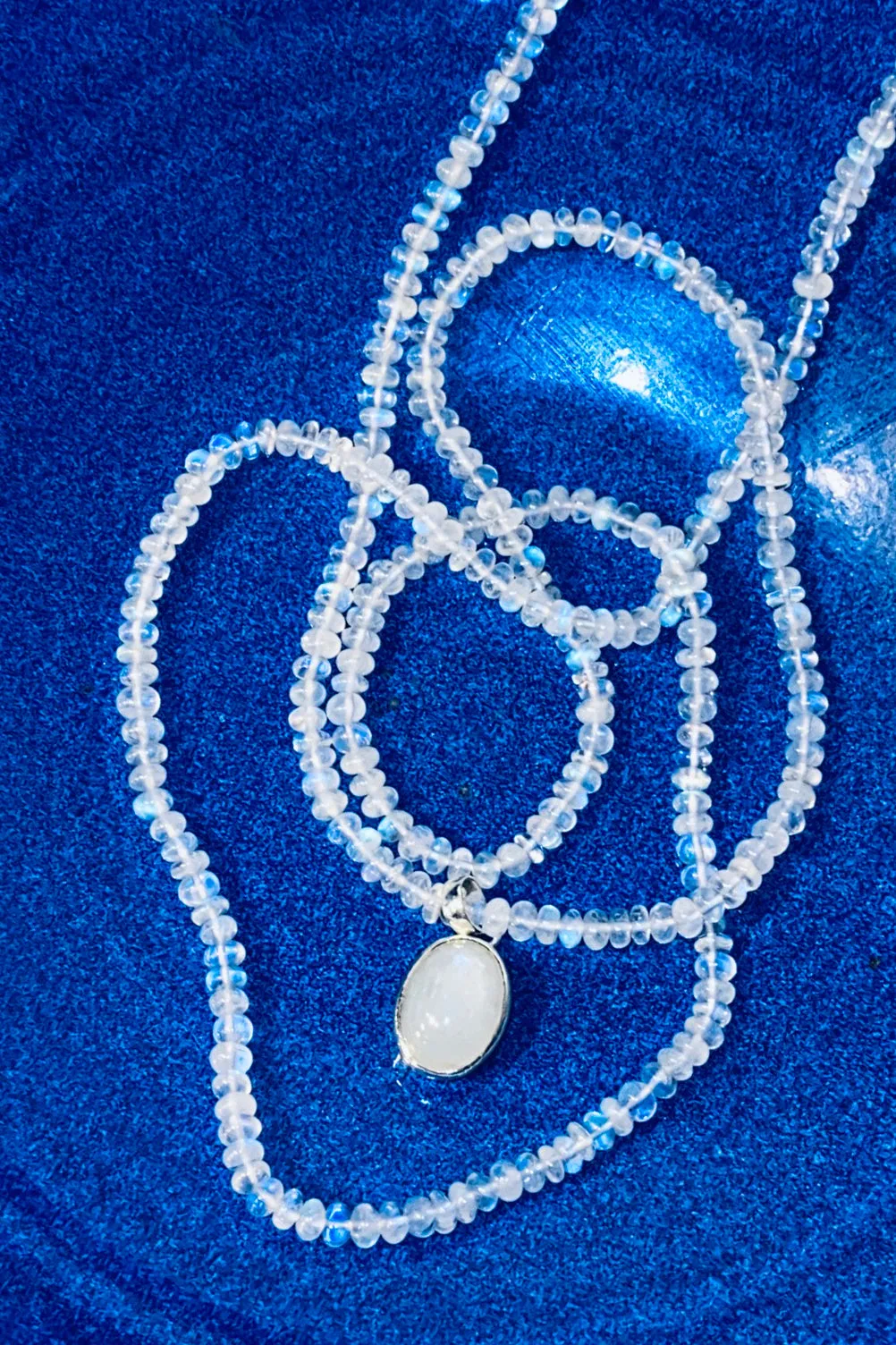 Moonstone Necklace with Pendant