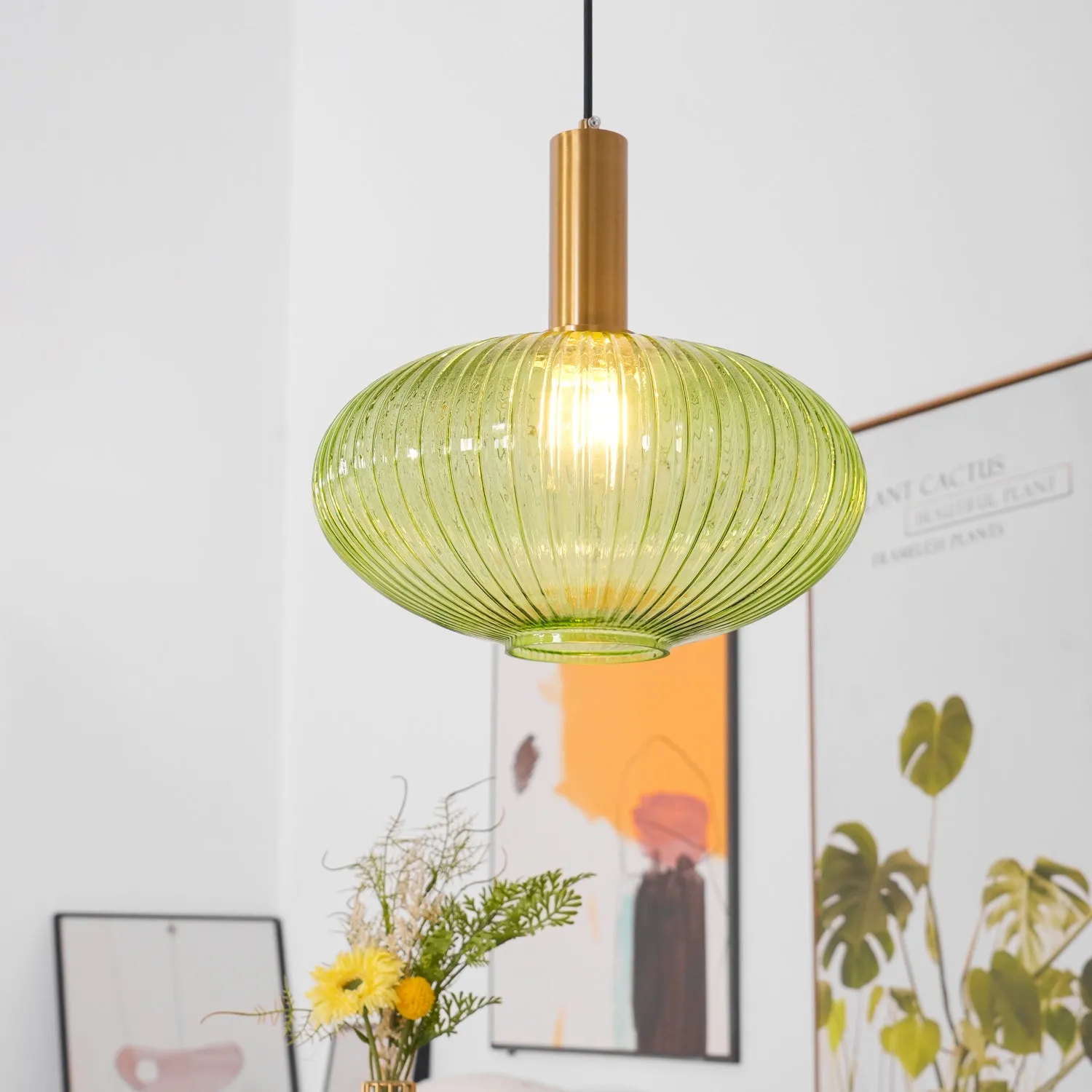 Nina Ribbed Pendant Lamp