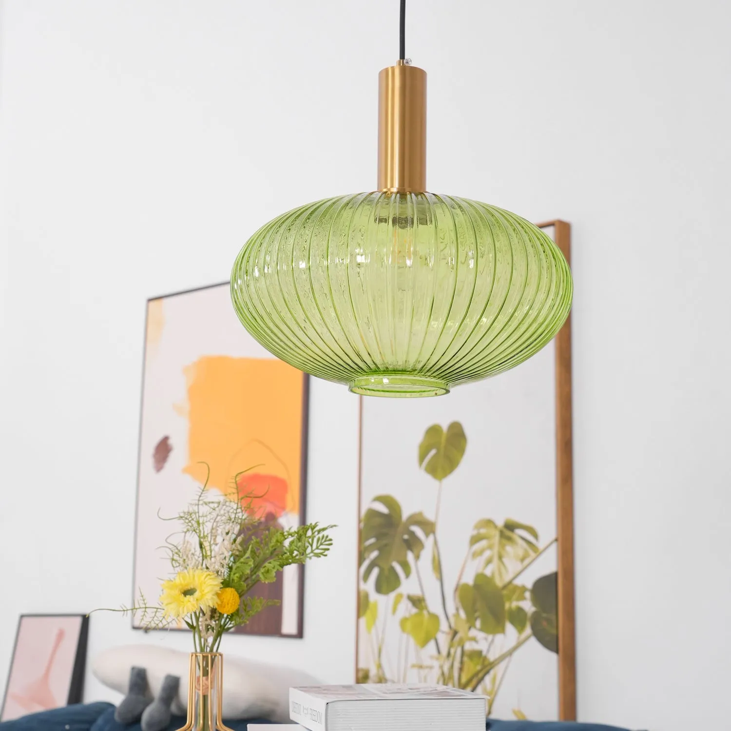 Nina Ribbed Pendant Lamp