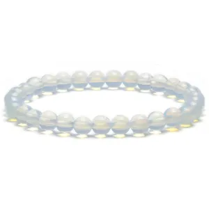 Opalite Moonstone 6mm Gemstone Bead Bracelet