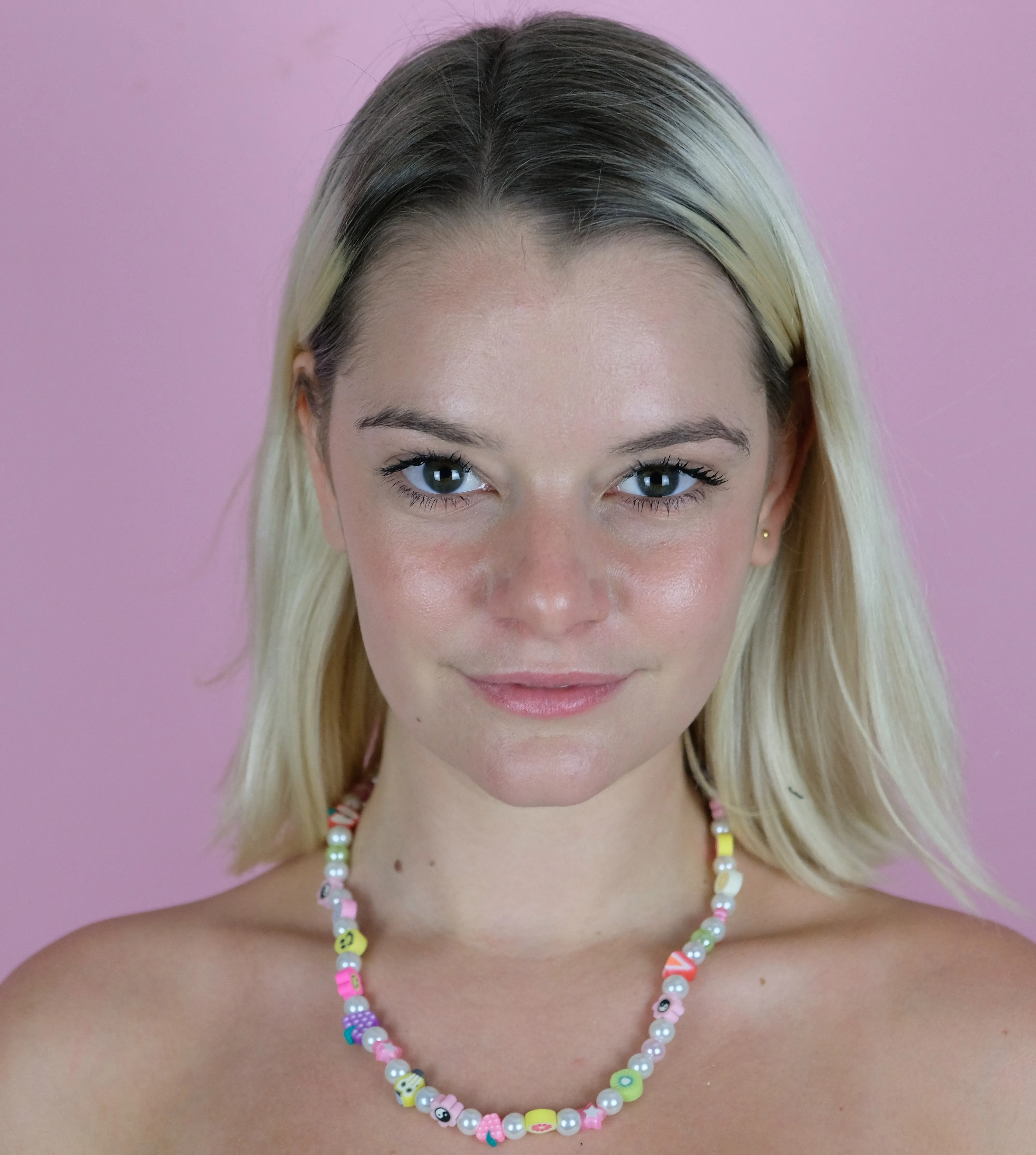 Pastel  Bead necklace