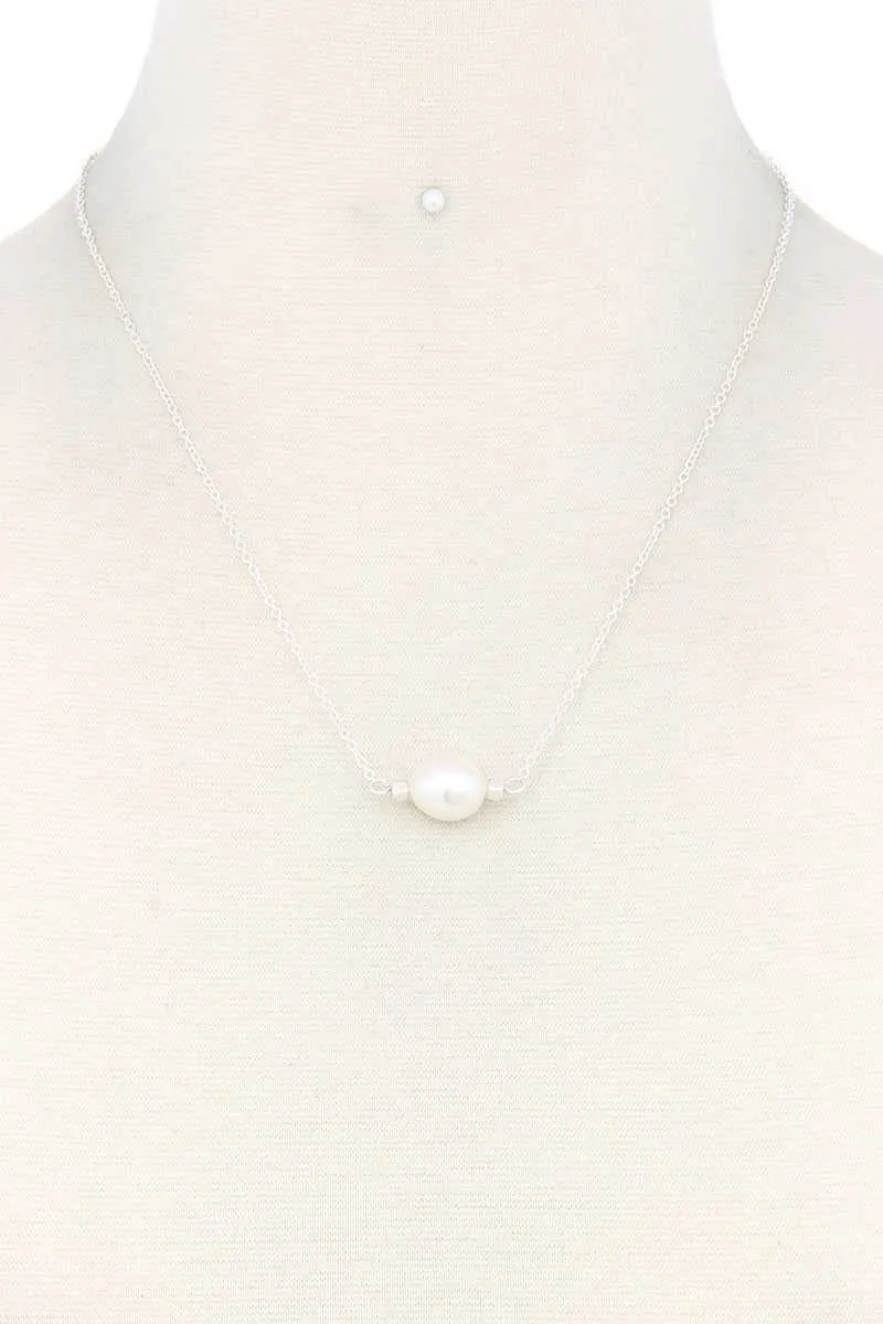 Pearl Charm Necklace