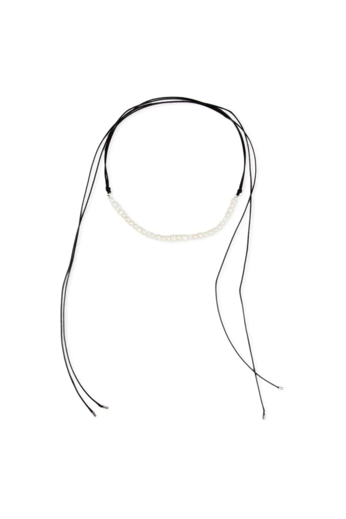 Pearl Wrap Choker Necklace