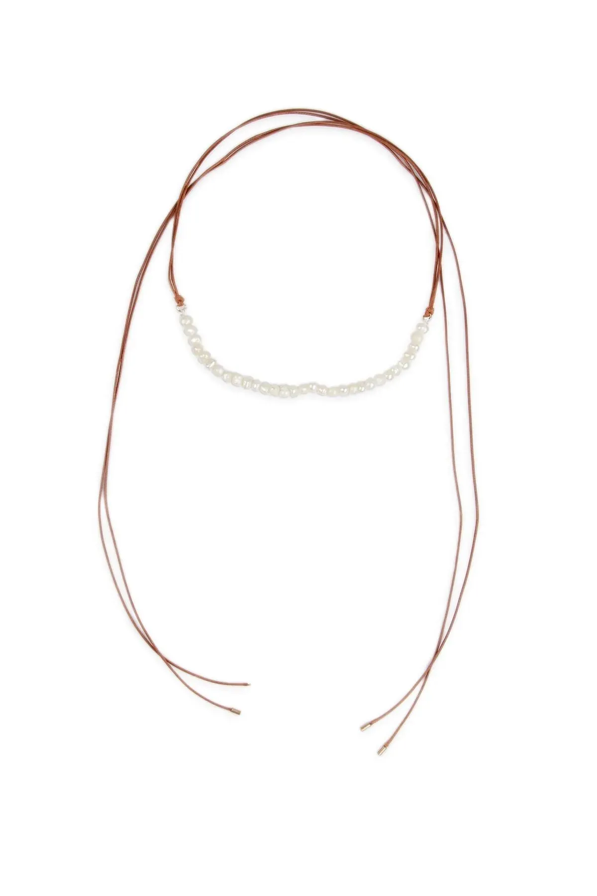 Pearl Wrap Choker Necklace